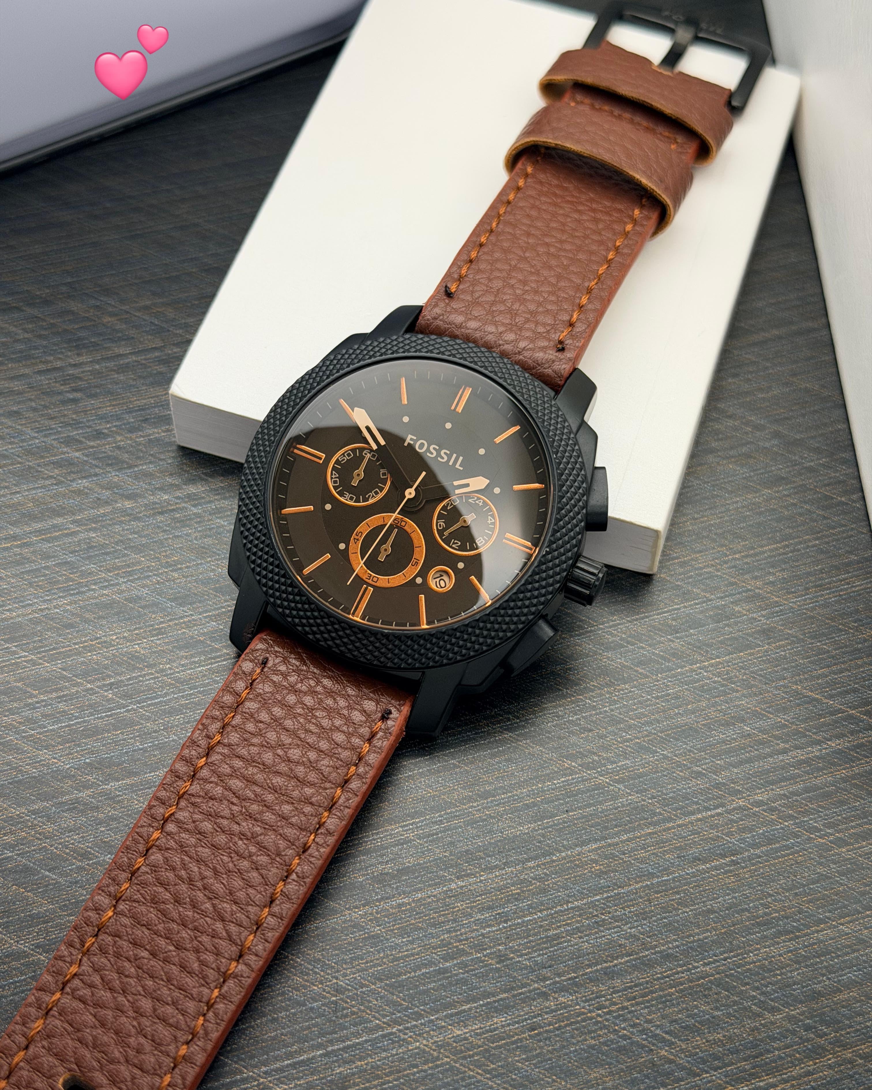 Fossil Crono d Leather
