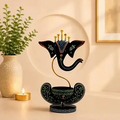 Iron Ganesha TLight Candle Stand